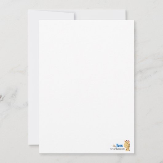 Kikker PRINCE Castle Baby shower 5x7 Uitnodiging (Achterkant)