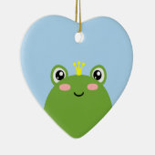 Kikker Prince Keramisch Ornament (Rechts)