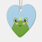 Kikker Prince Keramisch Ornament (Links)