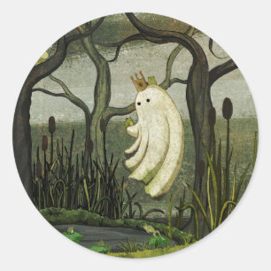 Kikker Prince Ronde Sticker