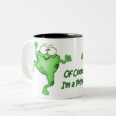 Kikker Prince Tweekleurige Koffiemok (Voorkant links)