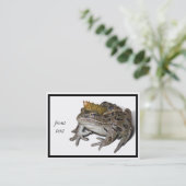 Kikker Prince Visitekaartje (Staand voorkant)