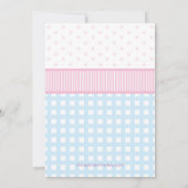 Kikker Princess Birthday Party Invitation Kaart (Achterkant)