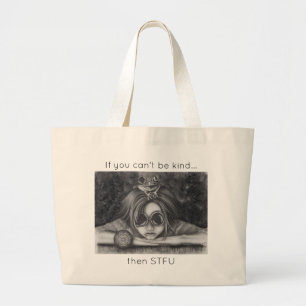 Kikker Princess Canvas tas STFU
