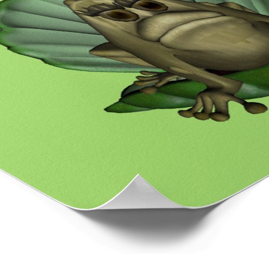 Kikker Princess Kinder Room Poster met speciale af (Hoek)