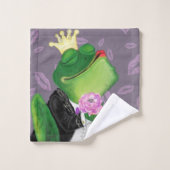 Kikker Prins Badhanddoeken Grappig Bad Handdoek (Wasdoekje)