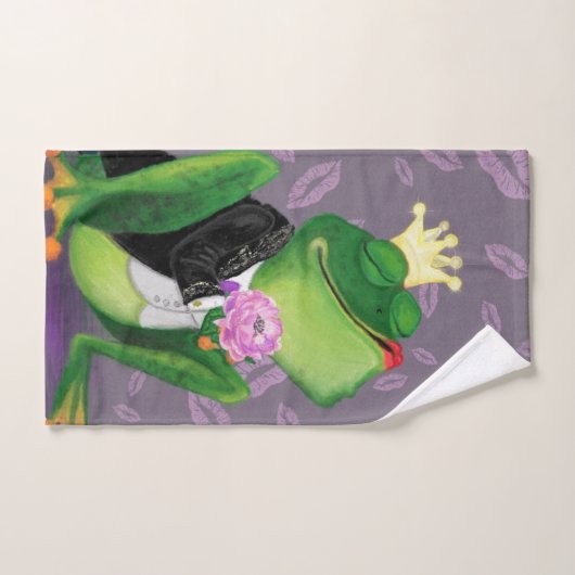 Kikker Prins Badhanddoeken Grappig Bad Handdoek (Handdoek)