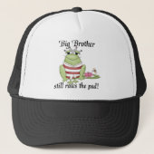 Kikker Prins Big Brother Tshirts en cadeaus Trucker Pet (Voorkant)
