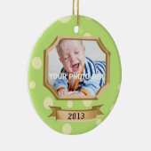 Kikker Prins Keepsake Foto Keramisch Ornament (Rechts)