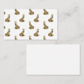 Kikker Prins Magic Charm Fantasy Golden Crown Notitiekaartje (Voorkant / Achterkant)