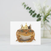 Kikker Prins - voorzijde Briefkaart (Staand voorkant)