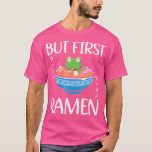 Kikker Ramen Manga Otaku Japanse Anime Kawaii Nood T-shirt