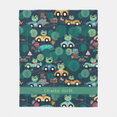 Kikker-rantsoenchauffeurs Kinder Fleece Deken (Voorkant)