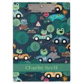 Kikker-rantsoenchauffeurs Kinder Klembord (Voorkant)