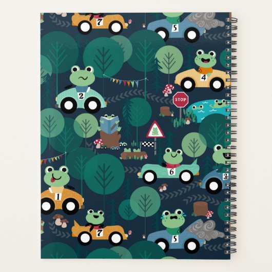 Kikker-rantsoenchauffeurs Kinder Planner (Achterkant)