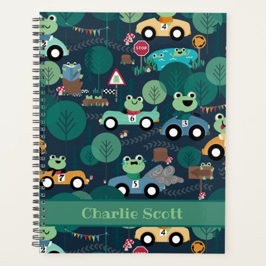 Kikker-rantsoenchauffeurs Kinder Planner (Voorkant)