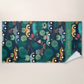 Kikker-rantsoenchauffeurs Kinder Strandlaken (Voorkant)