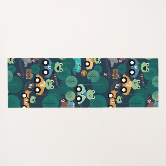 Kikker-rantsoenchauffeurs Kinder Yogamat (Achterkant (horizontaal))