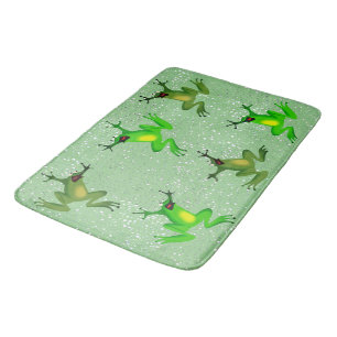 Kikker Regendruppels Abstract Badmat