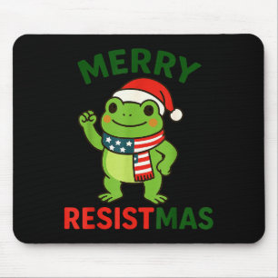 Kikker Retro Prettig Resistmas Grappig Politiek Ke Muismat