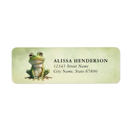 Kikker Return Address Labels (Voorkant)