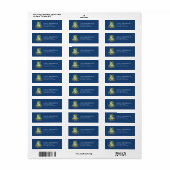 Kikker Return Address Labels (Full Sheet)