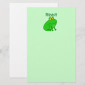 Kikker Ribbit Briefpapier (Voorkant / Achterkant)
