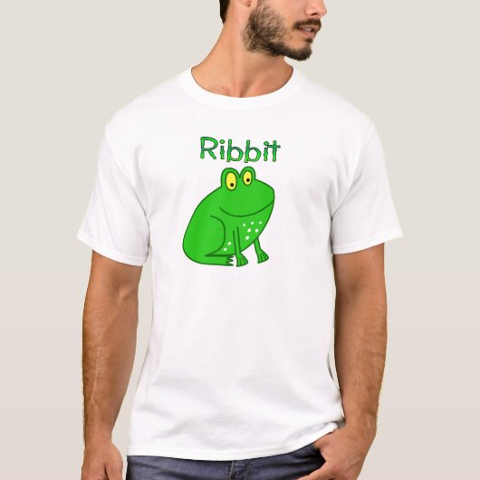 Kikker Ribbit T-shirt (Voorkant)