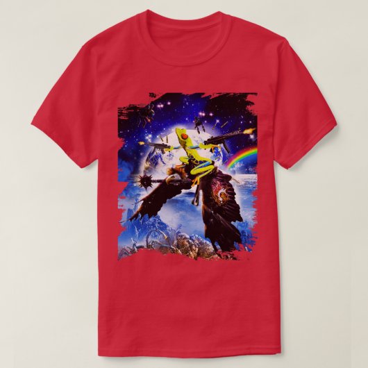 Kikker Riding Eagle T-shirt (Design voorkant)