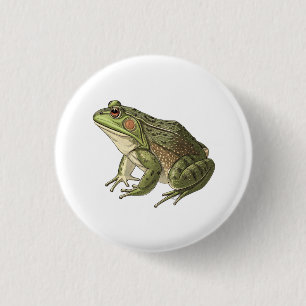 Kikker Ronde Button 3,2 Cm