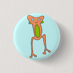 Kikker Ronde Button 3,2 Cm