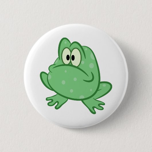 Kikker Ronde Button 5,7 Cm (Voorkant)