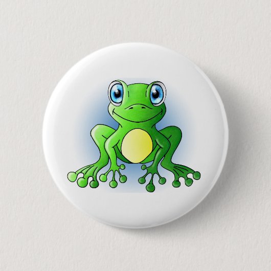 Kikker Ronde Button 5,7 Cm (Voorkant)