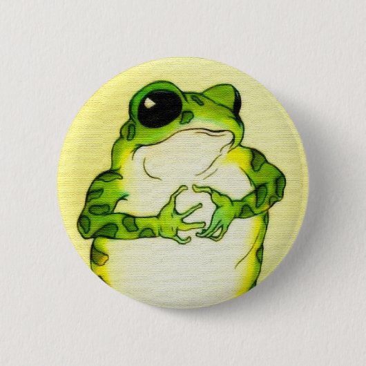 Kikker Ronde Button 5,7 Cm (Voorkant)