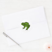 Kikker Ronde Sticker (Envelop)