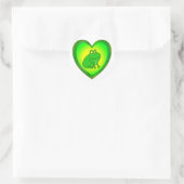 Kikker Ronde Sticker (Tas)