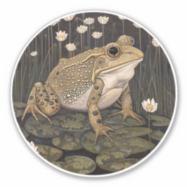 Kikker Ronde Sticker