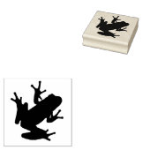 kikker rubberstempel (Gestempeld)