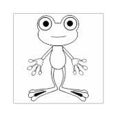 Kikker Rubberstempel (Afrduk)