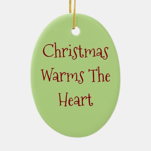 KIKKER SANTA OP LOG VAKANTIE KERST ORNAMENT Vers (Achterkant)