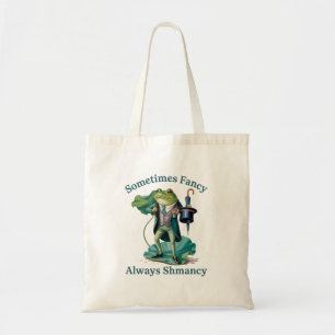 Kikker Sarcasme Soms Fancy Altijd Shmancy Tote Bag
