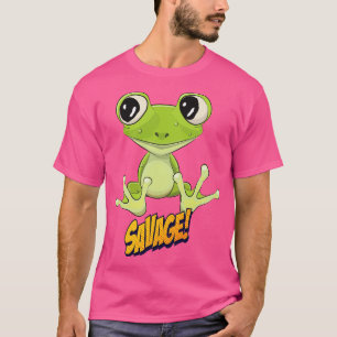 Kikker Schattige Kawaii Toon T-shirt