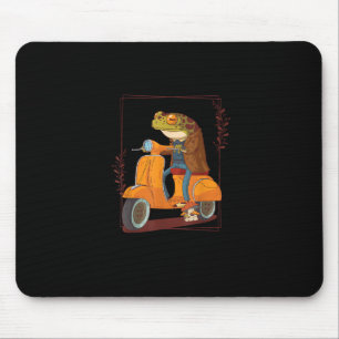 Kikker Scooter Paddenstoel Goblincore Academie Muismat