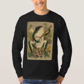 Kikker Serenade zwarte hoes T-Shirt (Voorkant)