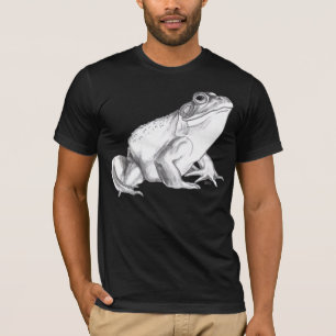 Kikker Shirt Bullfrog Art T-shirt Cool Frog Gift
