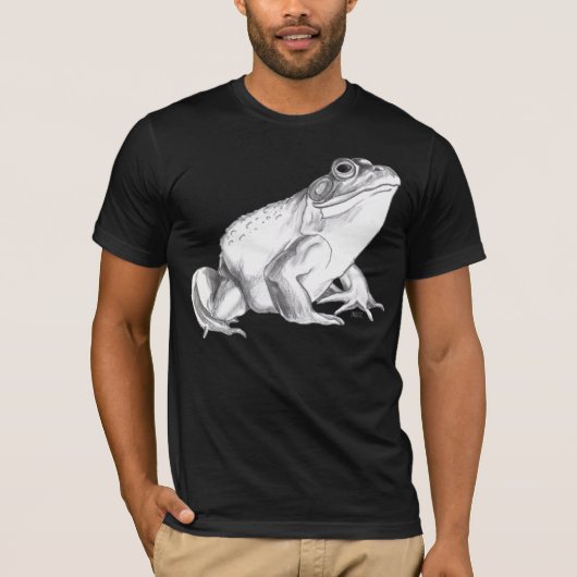 Kikker Shirt Bullfrog Art T-shirt Cool Frog Gift (Voorkant)