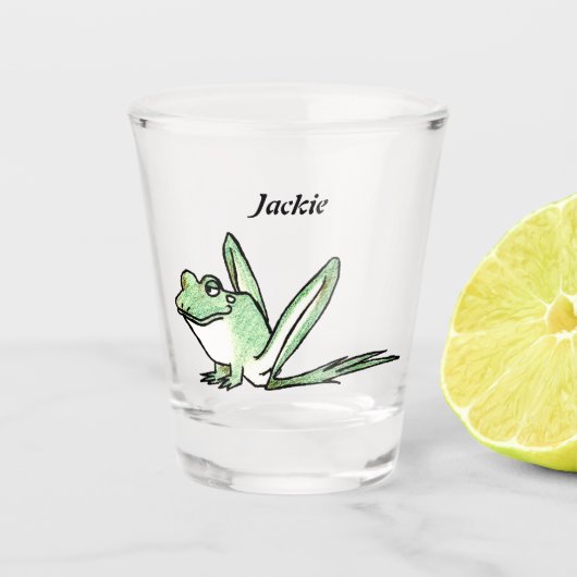 Kikker Shot Glas (Voorkant)