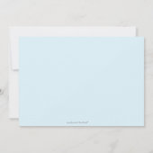 Kikker Sign Birthday Invitation Kaart (Achterkant)