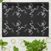 Kikker Skeletten Theedoek (Gevouwen)