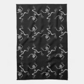 Kikker Skeletten Theedoek (Verticaal)